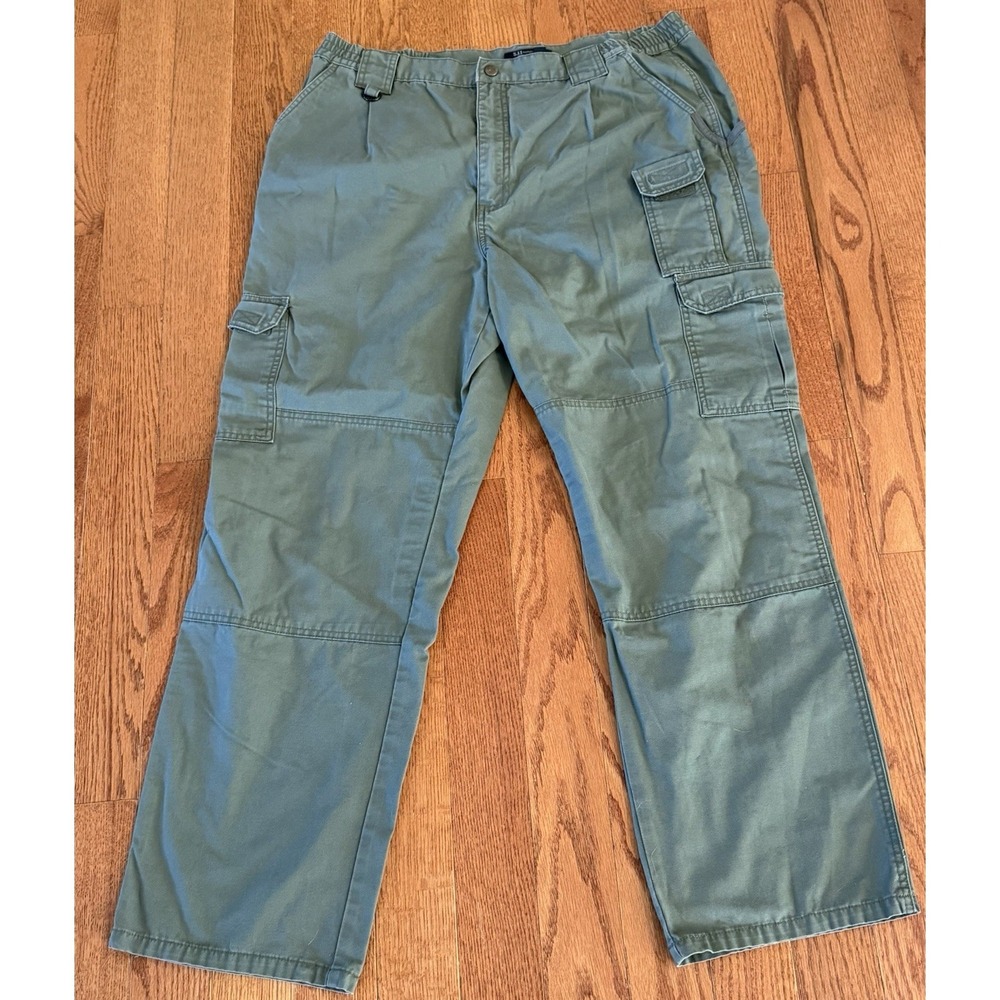 511 Tactical Mens Pants 38x32 Green Ripstop Outdoor Hiking Shooting Stretch